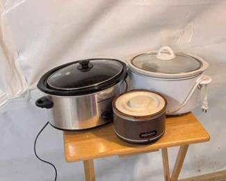 (3) Crock Pots **Tested