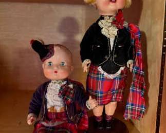 (2) Scottish Dolls