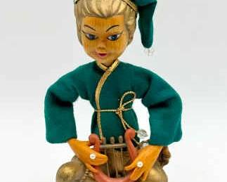 vintage Tilso Golden Fantasy pixie elf