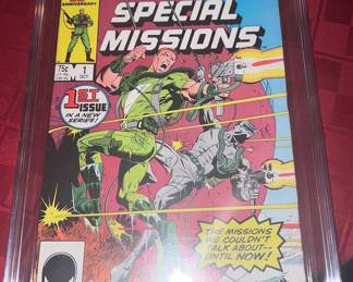 Gi Joe special missions signed by Larry Hama graded!