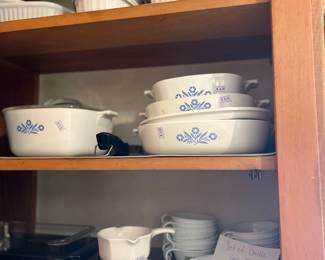 Blue cornflower Corning ware