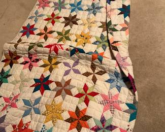 Star vintage quilt