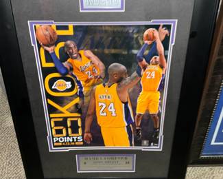 KOBE BRYANT FRAMED POSTER