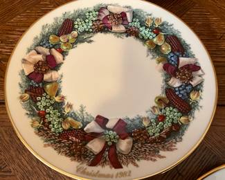 Lenox Christmas plates