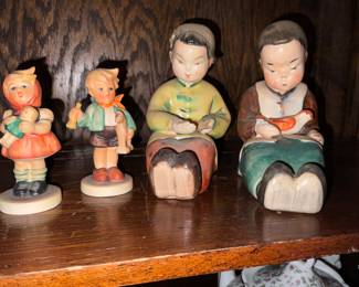 hummels and vintage japanese figurines