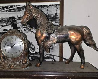 Mid-Century Spartus clock
