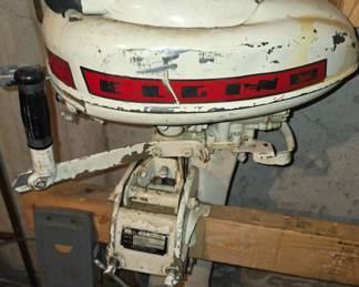 Old boat motor