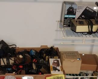 model train, Lionel Lifelike, Tech, Tyco power supplies