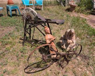 antique tool grinder