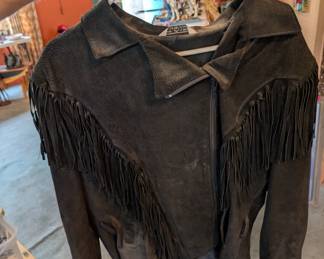 Frilly Leather Jacket