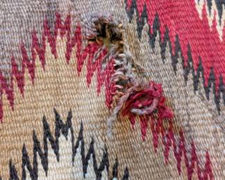 Amazing Native American Weaving minor damage