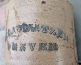 Double Stamped Crock from denver