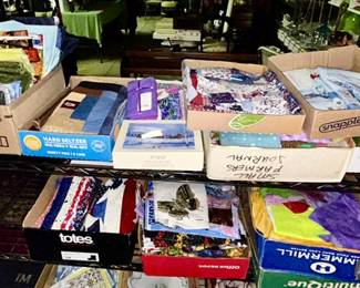 Materials, quilt blocks projects that need to be finished 