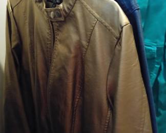 Faux leather Baccinni moto jacket, new w/tags