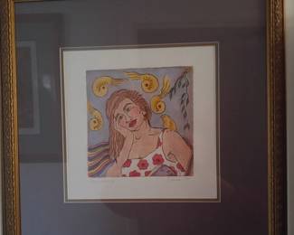 Simona Hernandez mono print