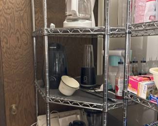 rolling corner cart, small appliances