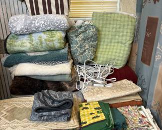 blankets,