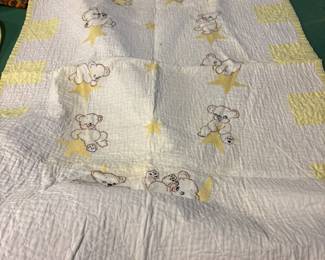 vintage baby quilt