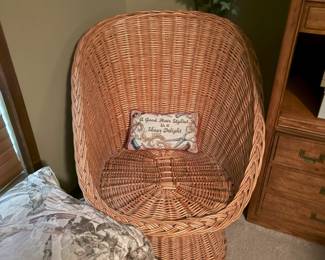 wicker chair