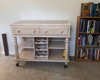 Butcher block island