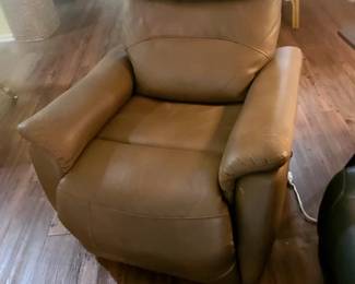Leather Small Recliner