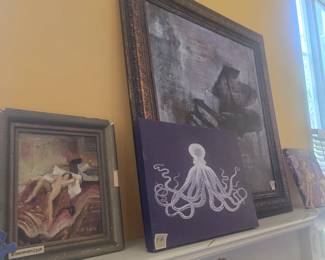 Handmade original artwork as well as other art prints