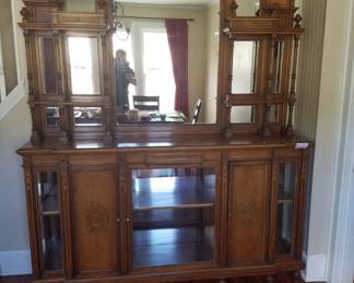 Antique buffet. Wood furniture