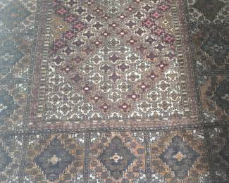 Handmade afghan rug