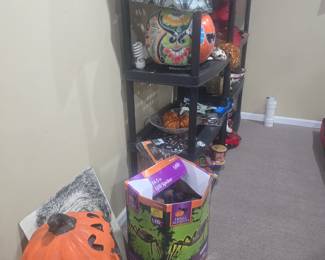 Christmas in July! Tons of Christmas decorations including collectibles and department 56. Also Halloween items. Some very nice figurines