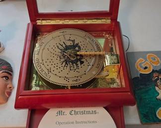Mr. Christmas Wood Musical Box