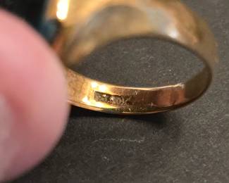Men's 10k Gold Cameo Ring