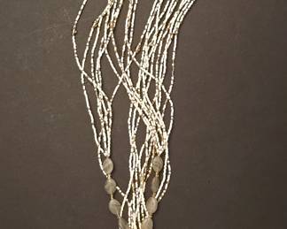 Womens Multi Strand Beaded Necklace