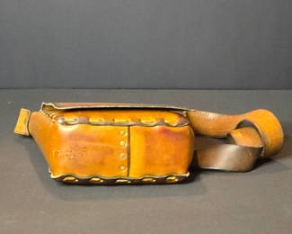 Womens Tan Leather Shoulder Bag
