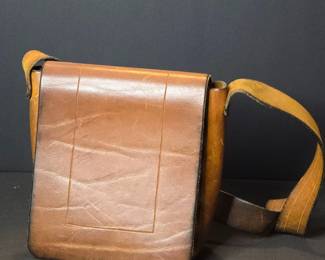 Womens Tan Leather Shoulder Bag
