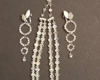 Womens MCM Necklace and Earring Set
