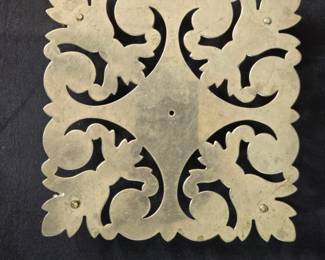 Vintage French Marlux Silver Plate Trivet