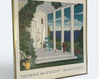 Thomas McKnight Nantucket Print Framed