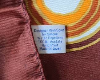 Vintage Rain Scarf by Simone