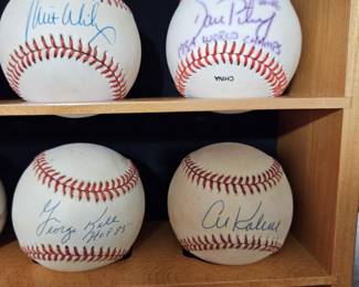 Signed Detroit tigers balls (Al Kaline and more)