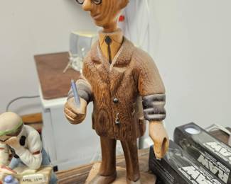 cool Vintage accountant figure