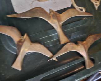 wooden seagulls
