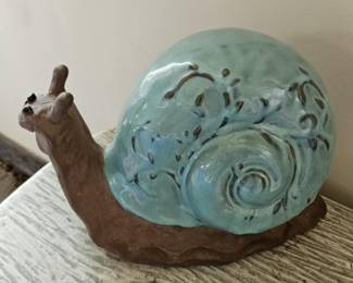 Ceramic snail