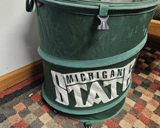Michigan State laundry hamper