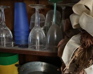 Glass ware and cups