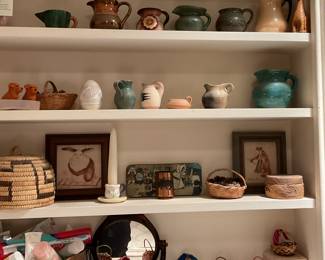 Baskets and small pitchers