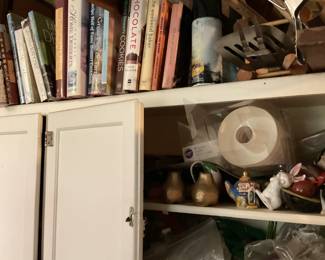 Cook books and utensils