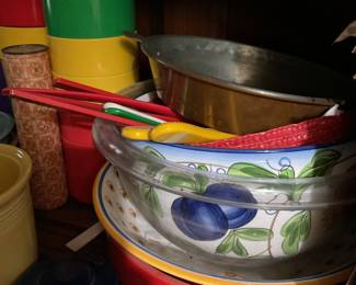 Variety of bowls