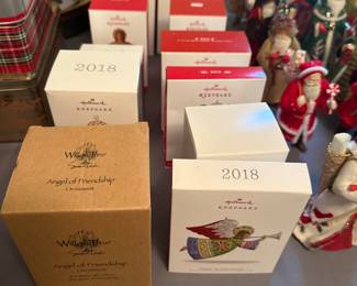 Vintage Hallmark Angel ornaments 