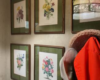 Vintage flower art