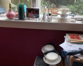 Cups and saucers and lanterns